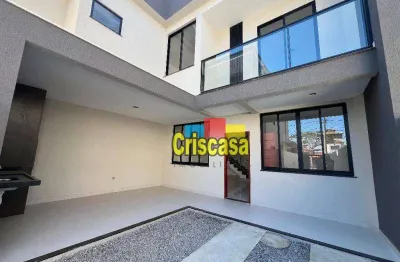 Casa com 3 dormitórios à venda, 140 m² por r$ 650.000,00 - ouro verde - rio das ostras/rj
