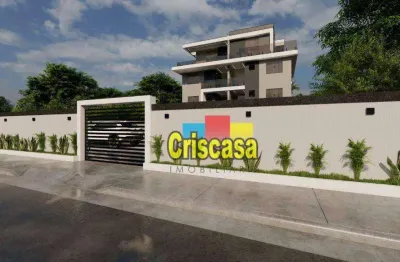 Cobertura com 2 dormitórios à venda, 111 m² por r$ 490.000,00 - atlântica - rio das ostras/rj