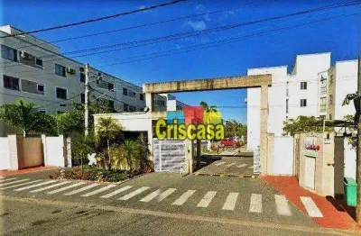 Apartamento com 2 dormitórios à venda, 45 m² por r$ 220.000,00 - atlântica - rio das ostras/rj
