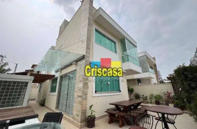 Casa com 4 dormitórios à venda, 174 m² por r$ 1.250.000,00 - ouro verde - rio das ostras/rj