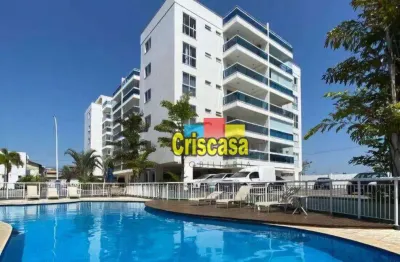 Cobertura com 3 dormitórios à venda, 129 m² por r$ 690.000,00 - ouro verde - rio das ostras/rj