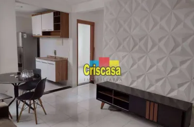 Apartamento com 2 dormitórios à venda, 45 m² por r$ 230.000,00 - atlântica - rio das ostras/rj
