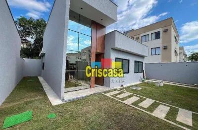 Casa com 3 dormitórios à venda, 80 m² por r$ 530.000,00 - enseada das gaivotas - rio das ostras/rj