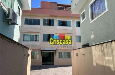 Cobertura com 2 dormitórios, 65 m² - venda por r$ 298.000,00 ou aluguel por r$ 2.636,67/mês - atlântica - rio das ostras/rj