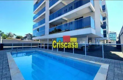 Apartamento com 2 dormitórios à venda, 135 m² por r$ 680.000,00 - costa azul - rio das ostras/rj