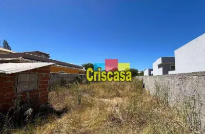 Terreno à venda, 480 m² por r$ 180.000,00 - mar y lago - rio das ostras/rj