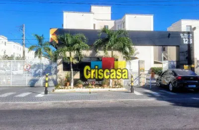 Apartamento com 2 dormitórios à venda, 50 m² por r$ 220.000,00 - atlântica - rio das ostras/rj