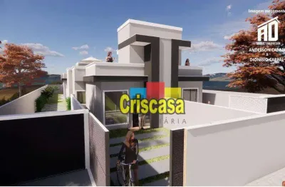 Casa com 2 dormitórios à venda, 55 m² por r$ 370.000,00 - enseada das gaivotas - rio das ostras/rj