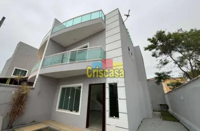 Casa com 3 dormitórios à venda, 134 m² por r$ 550.000,00 - jardim bela vista - rio das ostras/rj