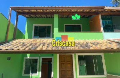 Casa com 4 dormitórios à venda, 200 m² por r$ 590.000,00 - recreio - rio das ostras/rj
