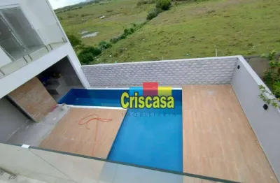 Casa com 4 dormitórios à venda, 250 m² por r$ 1.700.000,00 - jardim mariléa - rio das ostras/rj