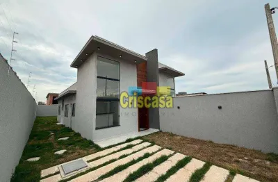 Casa com 3 dormitórios à venda, 80 m² por r$ 480.000,00 - verdes mares - rio das ostras/rj