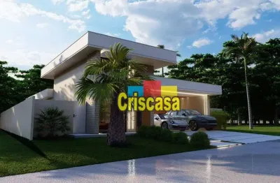 Casa com 3 dormitórios à venda, 150 m² por r$ 950.000,00 - alphaville 3 - rio das ostras/rj