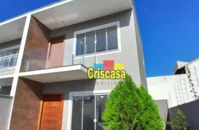 Casa com 2 dormitórios à venda, 88 m² por r$ 420.000,00 - chácara mariléa - rio das ostras/rj