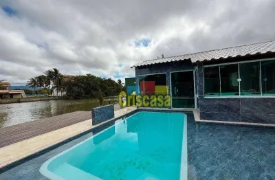 Casa com 3 dormitórios à venda, 350 m² por r$ 2.000.000,00 - bosque beira rio - rio das ostras/rj