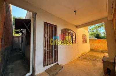 Casa com 2 dormitórios à venda, 60 m² por r$ 140.000,00 - extensão serramar - rio das ostras/rj