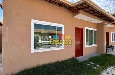 Casa com 2 dormitórios à venda, 62 m² por r$ 300.000,00 - chácara mariléa - rio das ostras/rj
