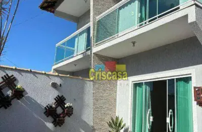 Casa com 2 dormitórios à venda, 120 m² por r$ 480.000,00 - serramar - rio das ostras/rj