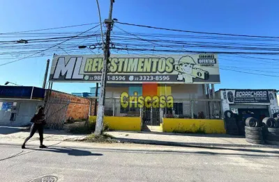 Galpão, 100 m² - venda por r$ 1.200.000,00 ou aluguel por r$ 7.813,00/mês - terra firme - rio das ostras/rj