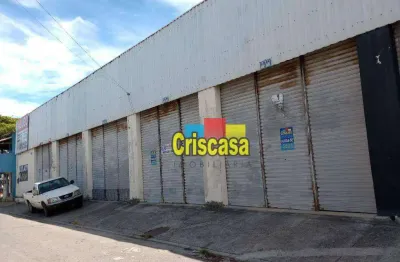 Galpão para alugar, 177 m² por r$ 3.000,00/mês - jardim miramar - rio das ostras/rj