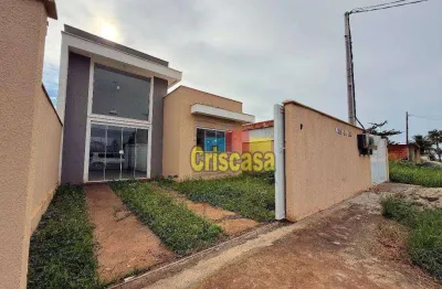 Casa com 2 dormitórios à venda, 60 m² por r$ 295.000,00 - verdes mares - rio das ostras/rj