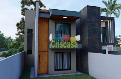 Casa com 3 dormitórios à venda, 75 m² por r$ 450.000,00 - extensão novo rio das ostras - rio das ostras/rj