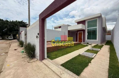 Casa com 3 dormitórios à venda, 105 m² por r$ 550.000,00 - village rio das ostras - rio das ostras/rj
