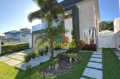 Casa com 3 dormitórios à venda, 260 m² por r$ 1.100.000,00 - extensão do bosque - rio das ostras/rj