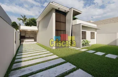 Casa com 3 dormitórios à venda, 80 m² por r$ 560.000,00 - atlântica - rio das ostras/rj