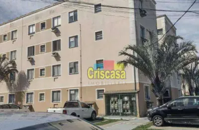 Apartamento com 2 dormitórios para alugar, 47 m² por r$ 1.353,90/mês - jardim mariléa - rio das ostras/rj