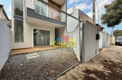 Casa com 2 dormitórios à venda, 76 m² por r$ 320.000,00 - extensão serramar - rio das ostras/rj
