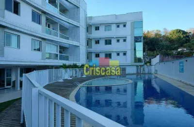 Apartamento com 2 dormitórios à venda, 80 m² por r$ 380.000,00 - costazul - rio das ostras/rj