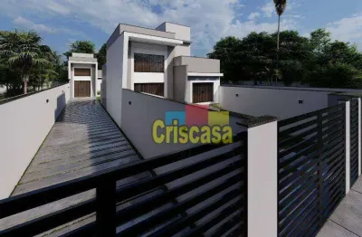 Casa com 2 dormitórios à venda, 80 m² por r$ 420.000,00 - jardim bela vista - rio das ostras/rj