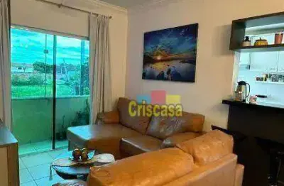 Apartamento com 2 dormitórios à venda, 57 m² por r$ 200.000,00 - jardim marileia - rio das ostras/rj
