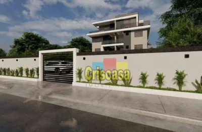 Apartamento com 2 dormitórios, 60 m² - venda por r$ 320.000,00 ou aluguel por r$ 2.500,00/mês - atlântica - rio das ostras/rj
