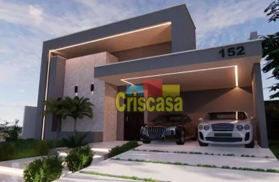 Casa com 3 dormitórios à venda, 229 m² por r$ 1.350.000,00 - viverde ii - rio das ostras/rj