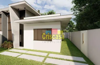 Casa com 3 dormitórios à venda, 86 m² por r$ 550.000,00 - atlântica - rio das ostras/rj