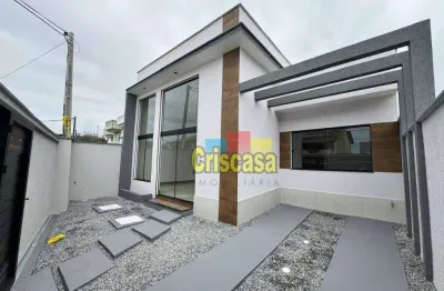 Casa com 3 dormitórios à venda, 84 m² por r$ 450.000,00 - residencial rio das ostras - rio das ostras/rj