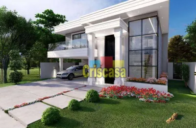 Casa com 4 dormitórios à venda, 254 m² por r$ 1.690.000,00 - extensão do bosque - rio das ostras/rj
