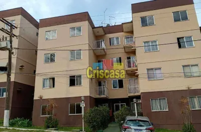 Apartamento com 2 dormitórios para alugar, 60 m² por r$ 1.211,67/mês - maria turri - rio das ostras/rj