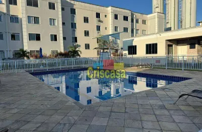 Apartamento com 2 dormitórios à venda, 48 m² por r$ 180.000,00 - nova cidade - rio das ostras/rj