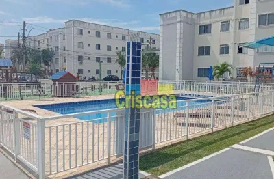 Apartamento com 2 dormitórios à venda, 48 m² por r$ 155.000 - nova cidade - rio das ostras/rj