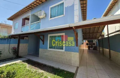 Casa com 3 dormitórios à venda, 111 m² por r$ 620.000,00 - atlântica - rio das ostras/rj