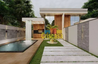 Casa com 3 dormitórios à venda, 105 m² por r$ 940.000,00 - ouro verde - rio das ostras/rj