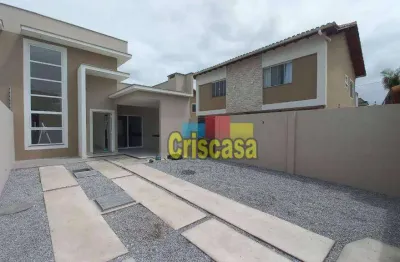 Casa com 3 dormitórios à venda, 114 m² por r$ 720.000,00 - ouro verde - rio das ostras/rj