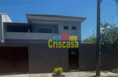 Casa com 4 dormitórios, 250 m² - venda por r$ 480.000,00 ou aluguel por r$ 3.650,85/mês - maria turri - rio das ostras/rj