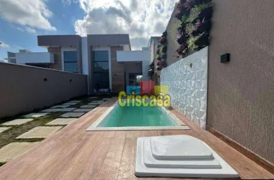 Casa com 3 dormitórios, 89 m² - venda por R$ 750.000,00 ou aluguel por R$ 5.566,25/mês - Recreio - Rio das Ostras/RJ