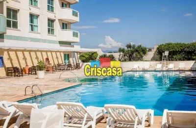 Flat com 1 dormitório à venda, 38 m² por r$ 160.000,00 - glória - macaé/rj