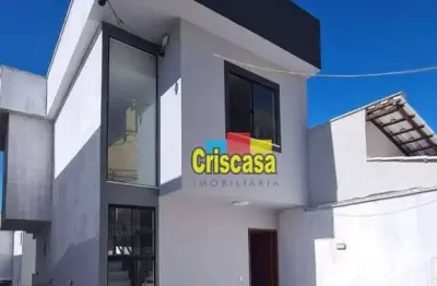 Casa com 3 dormitórios à venda, 90 m² por r$ 590.000,00 - riviera fluminense - macaé/rj
