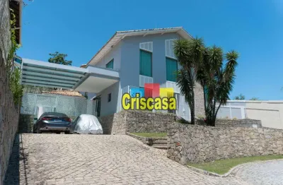 Casa com 5 dormitórios, 350 m² - venda por r$ 2.500.000,00 ou aluguel por r$ 9.958,00/mês - green land - macaé/rj